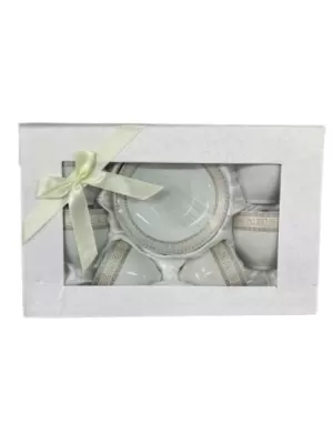 Set 6 cesti cu 6 farfurioare 12 piese